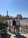 Day 18- The fortress behind us is a leftover ruin from Greeks, Romans and a Swabian Tower built in 13th Century. Also, the Vendicari Tuna Station- tuna processing plant was in service here until 1944 
